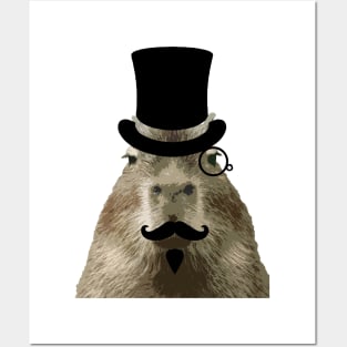 Fancy Capybara Posters and Art